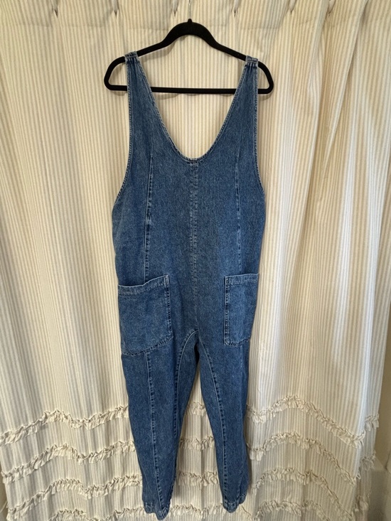 Free People Denim - Free People High Roller Jumpsuit / Denim Overalls